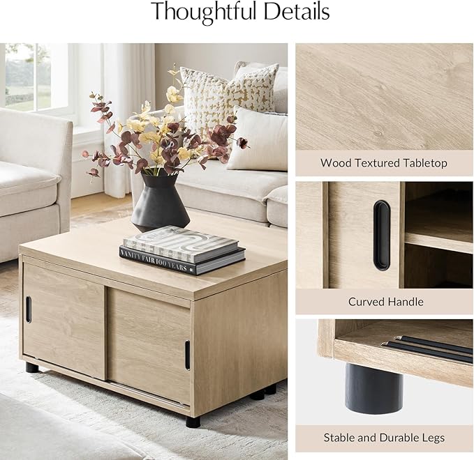 HULALA HOME Sofa Side Tables Set of 2