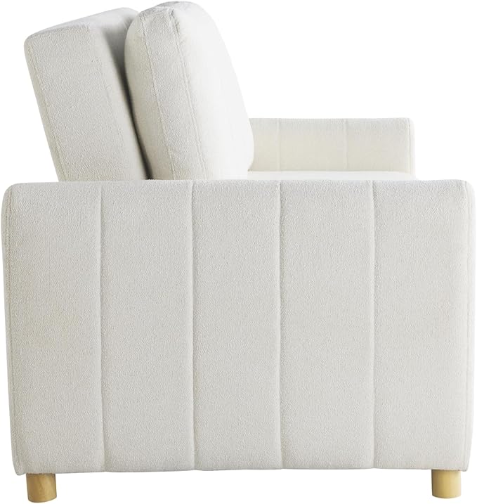 Serta Galway 66.5" Convertible Sleeper Loveseat, Full Size, Dreamcoil Comfort