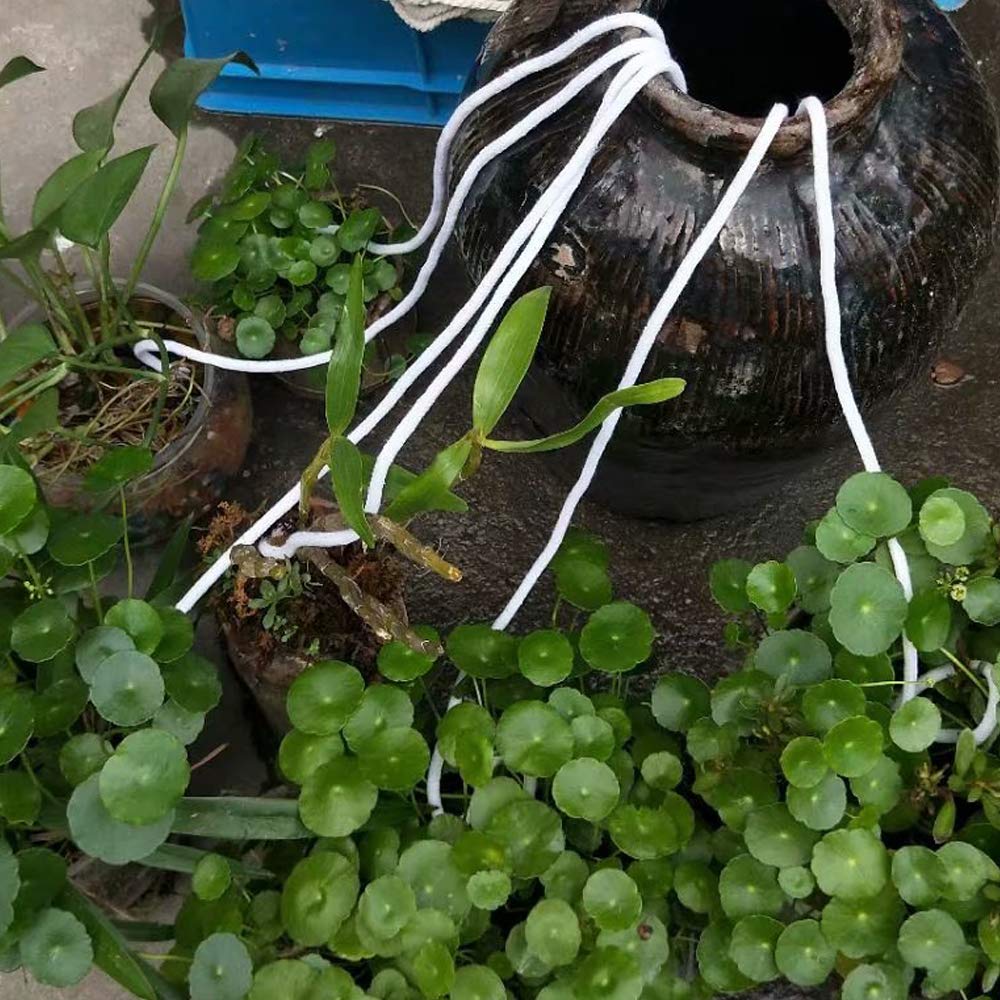 Self Watering Wick Cord, Sonku 80 Feet Nylon String Rope for Self-Watering Planter Pot DIY Automatic Watering Device System Potted Plant Sitter Auto Drip Irrigation Waterer