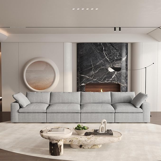 Cloud Modular Sectional Sofa Couch, Minimalist Deep Sofa Couches, Sofa Covers