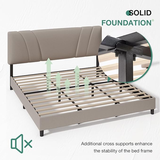 Novilla King Size Bed Frame