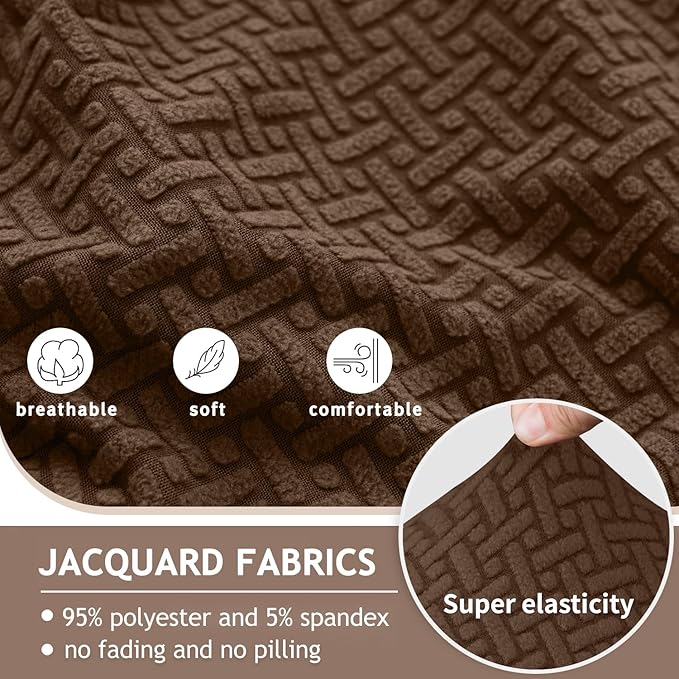 ALIECOM 100% Waterproof Recliner Sectional Couch Covers L Shape Stretch Corner