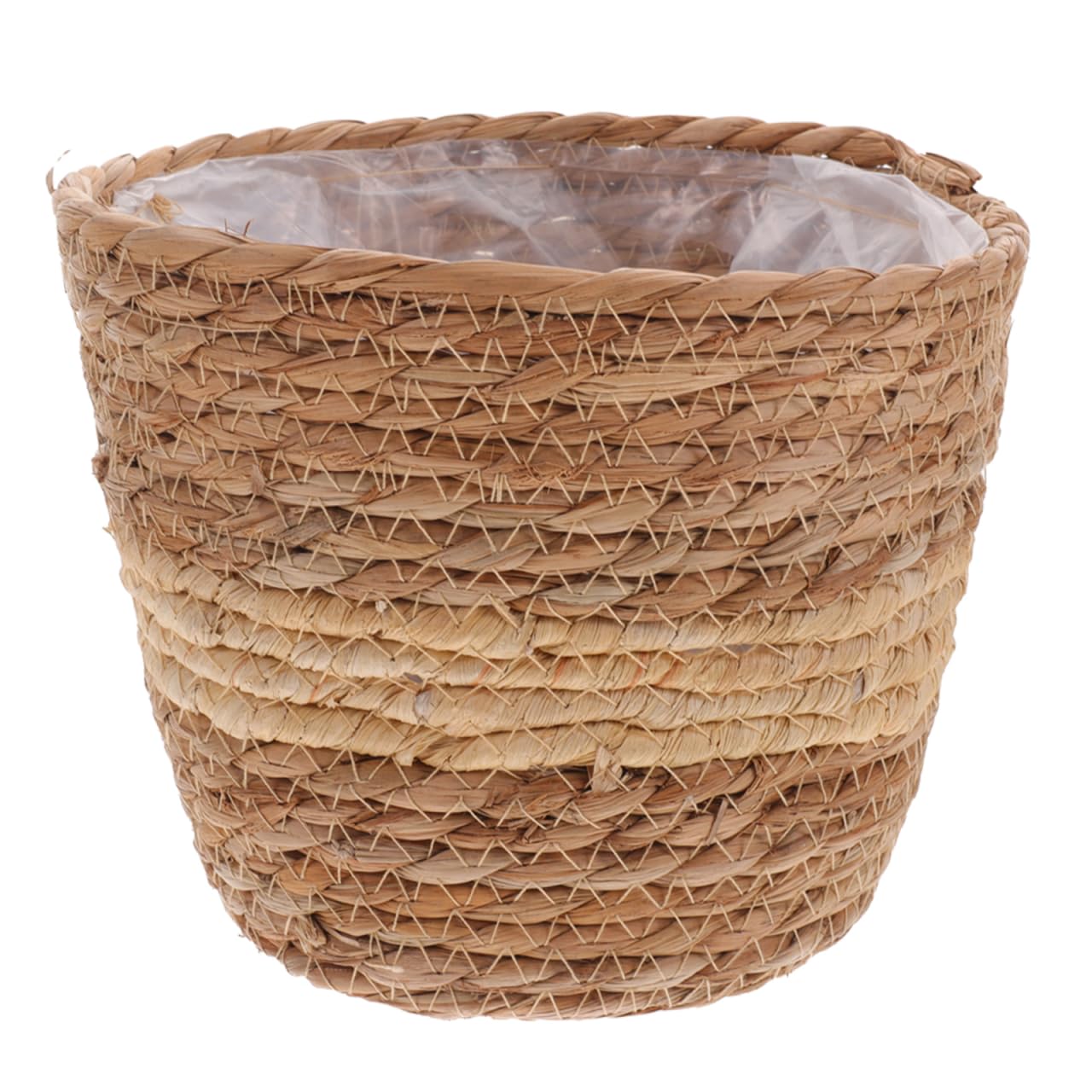 Toddmomy Woven Plant Pot Basket Handwoven Planter for Indoor Plants Natural Rattan Flower Basket 7.08X7.08X5.90 Inch Lightweight Decorative Storage Container
