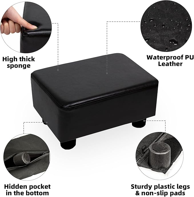 CAROLMADE Small Foot Stool Ottoman Footstool
