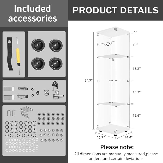 LFT HUIMEI2Y Glass Display Cabinet