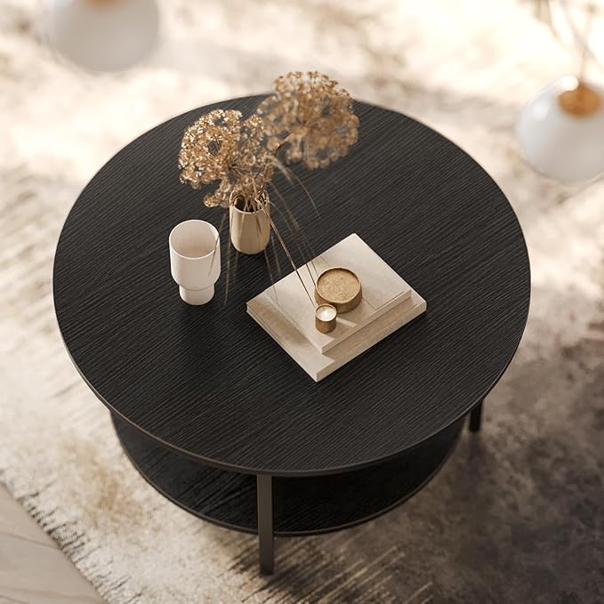 FABATO Round Lift Top Coffee Table