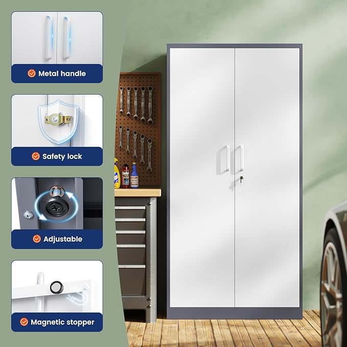 Yizosh Metal Storage Cabinet