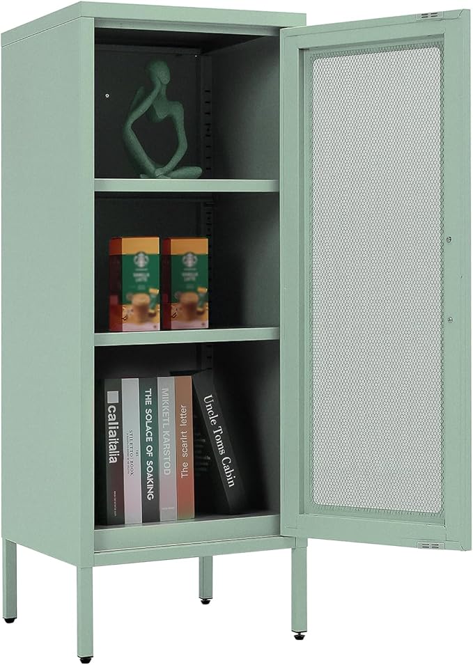 Slim Metal Storage Cabinet