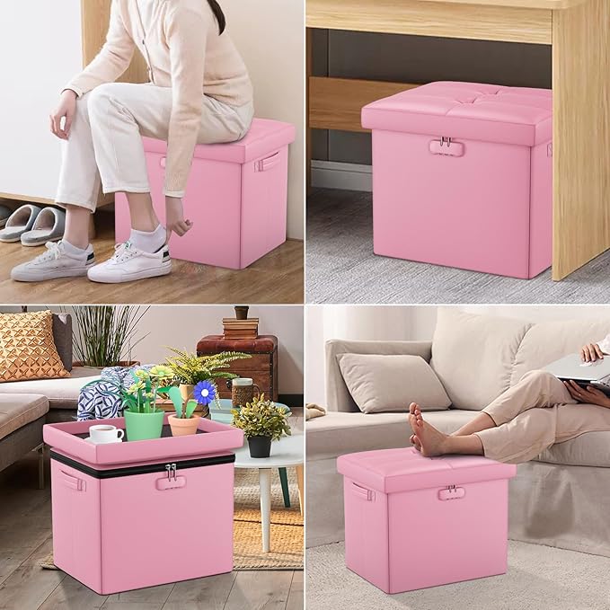 DocSafe Storage Ottoman Foot Rest Stool