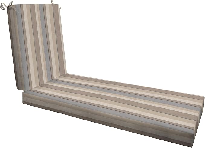 Honeycomb Outdoor Chaise Lounge Cushion
