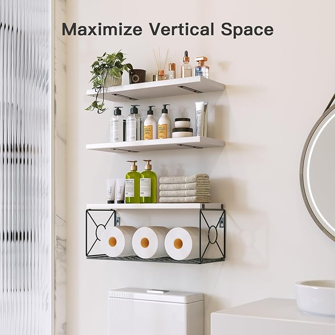 Amada Bathroom Shelves Over Toilet