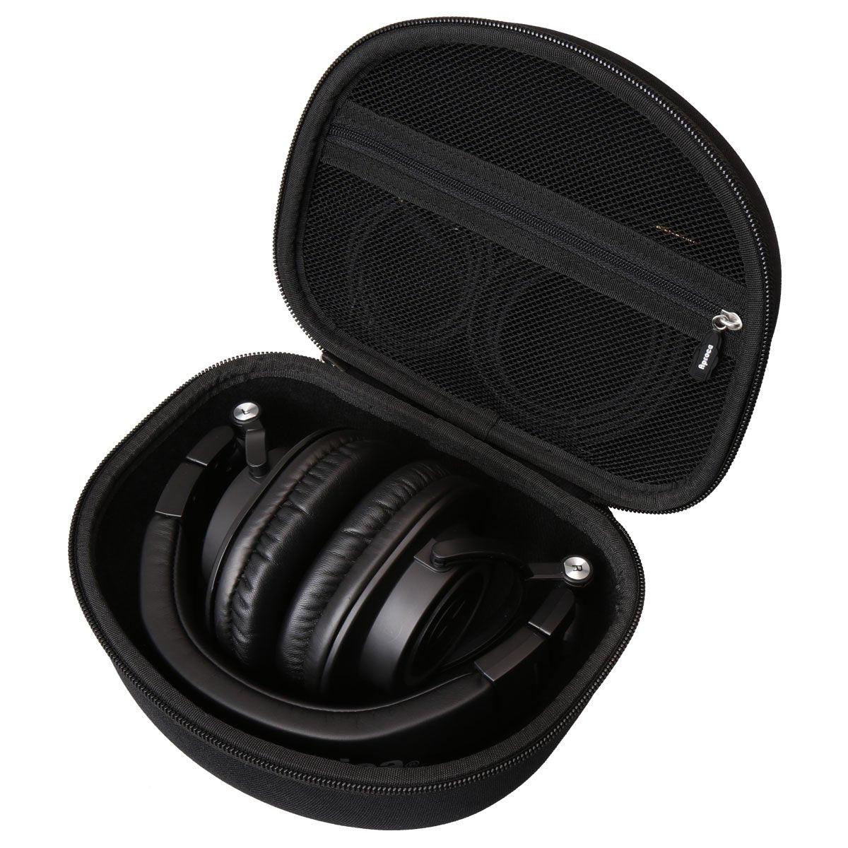 Aproca Case Compatible with Audio-Technica ATH-M50X ATH-M50XGM ATH-M40x ATH-M30x ATH-M20x / Sony MDR7506 Professional Studio Monitor Headphones, Portable Storage Bag for Accessories (Black)