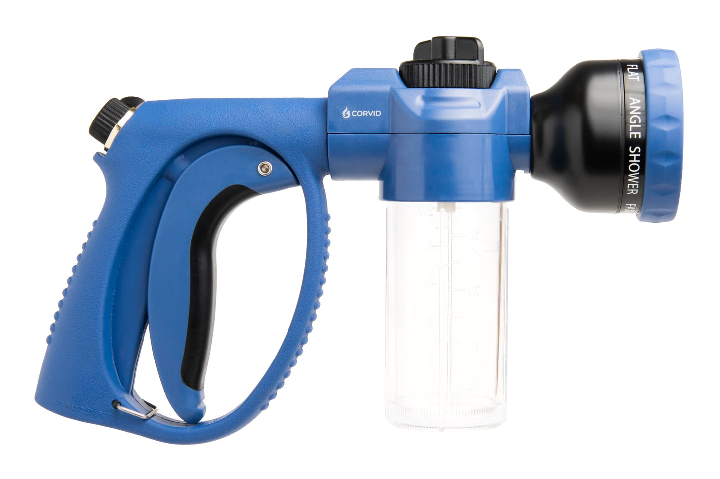 Corvid Premium Adjustable Hose Nozzle with Soap Dispenser & 8 Spray Patterns – Heavy-Duty Foam Gun for Car Wash, Pet & Garden – Leak-Proof All-Metal Head & Ergonomic Grip – Easy Fill Soap Reservoir