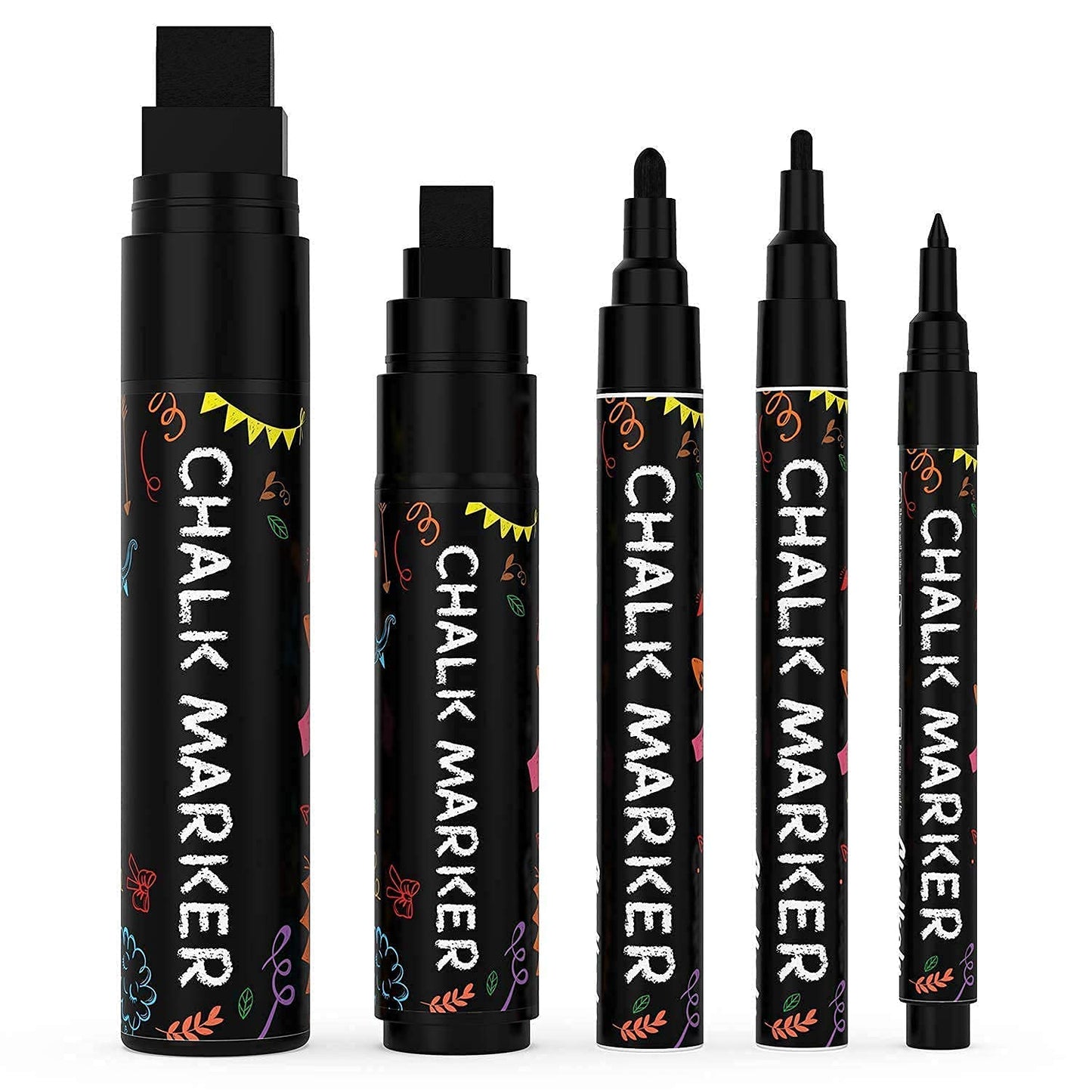 Chalkola Artist Bundle - 5 Black Variety + 5 Silver Variety