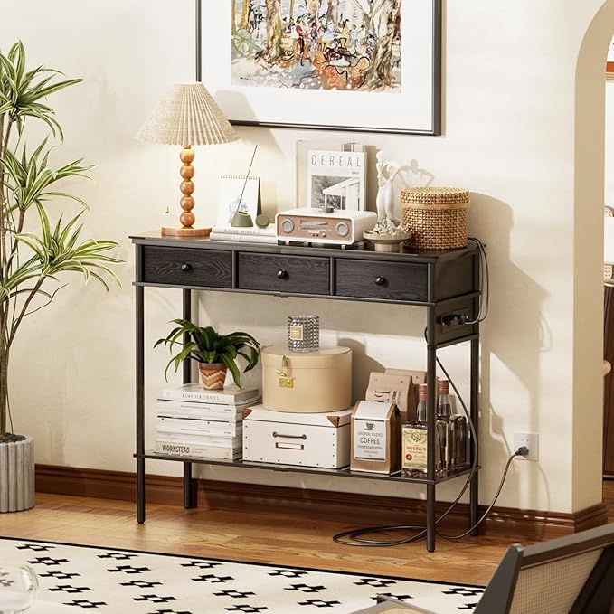 38" Entryway Table Console Table