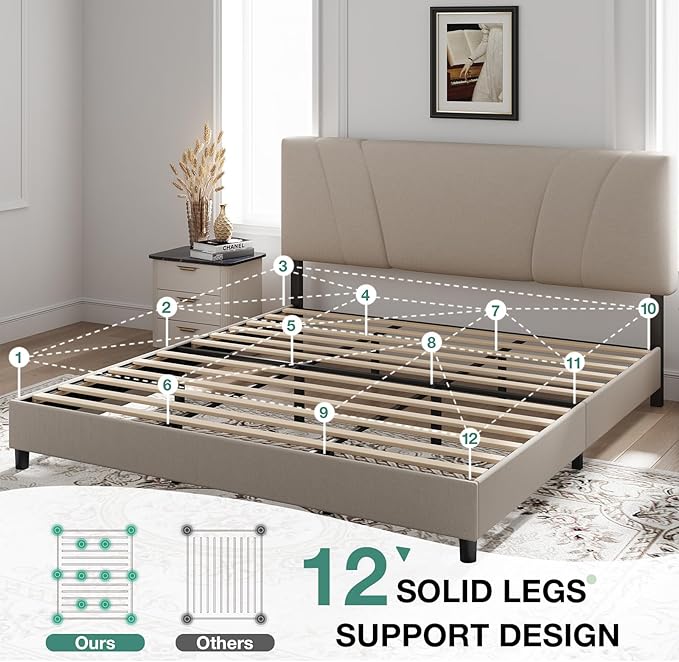Novilla King Size Bed Frame