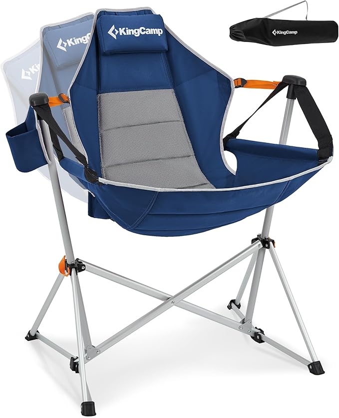 KingCamp Hammock Camping Chair, Swinging Portable Camp Chairs