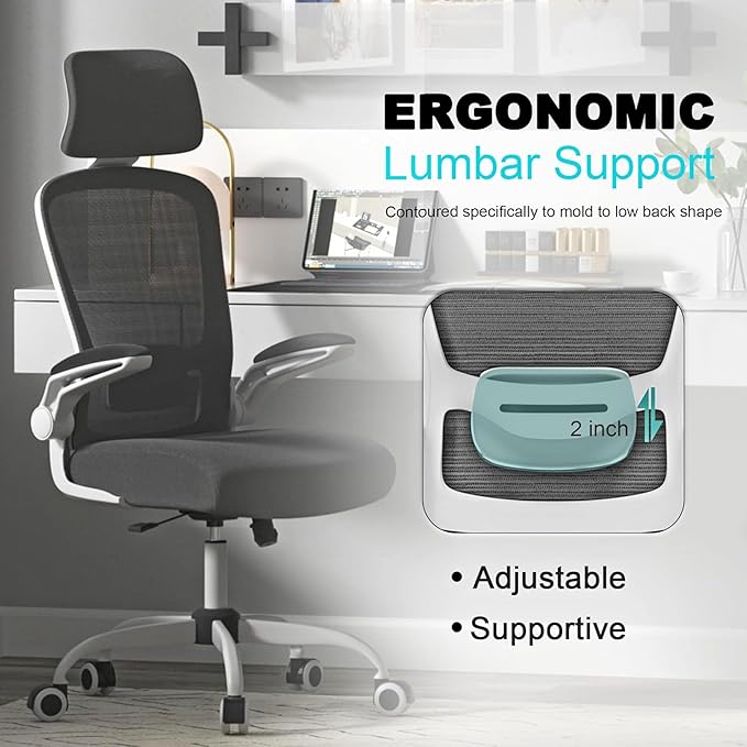 Mimoglad Office Chair, High Back Ergonomic Desk Chair