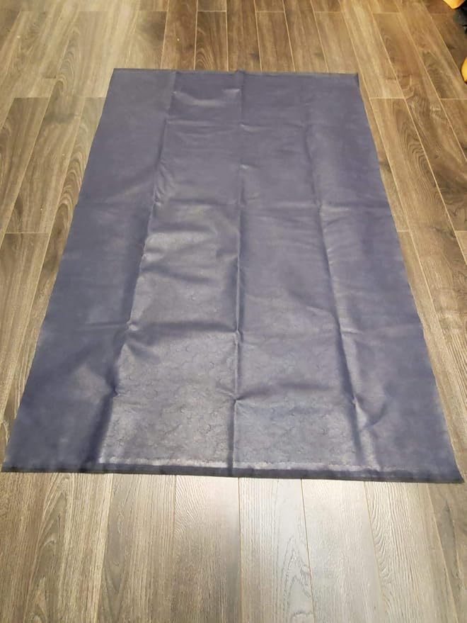 NAT Leathers | Navy Soft Faux Vegan Leather PU | 1 Yard Cut by the Yard |