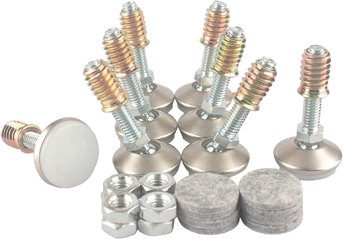 HUAYY Furniture Levelers Swivel Feet, Angle Height Adjustable, Heavy Duty