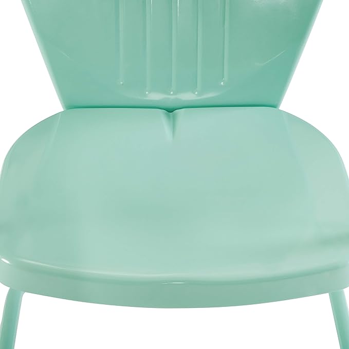 Crosley Furniture Griffith Outdoor Chair, Retro Metal Patio Chairs
