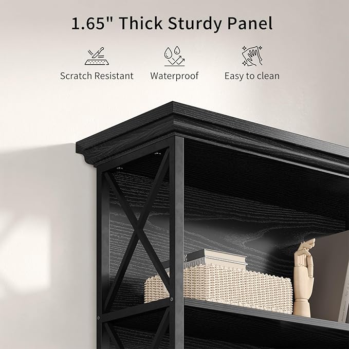 GOLDDAY 5-Tier Tall Bookcase