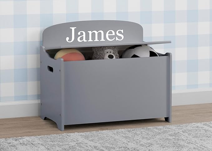 Delta Children Personalized MySize Deluxe Toy Box