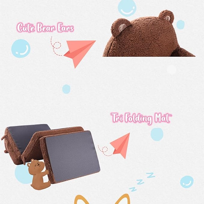 MOMCAYWEX Kids Sofa, Sherpa Couch