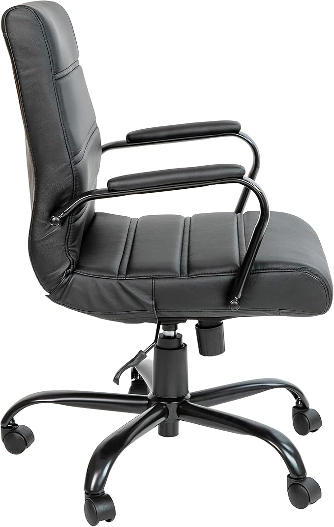 Flash Furniture Whitney Mid-Back Swivel LeatherSoft Desk Chair