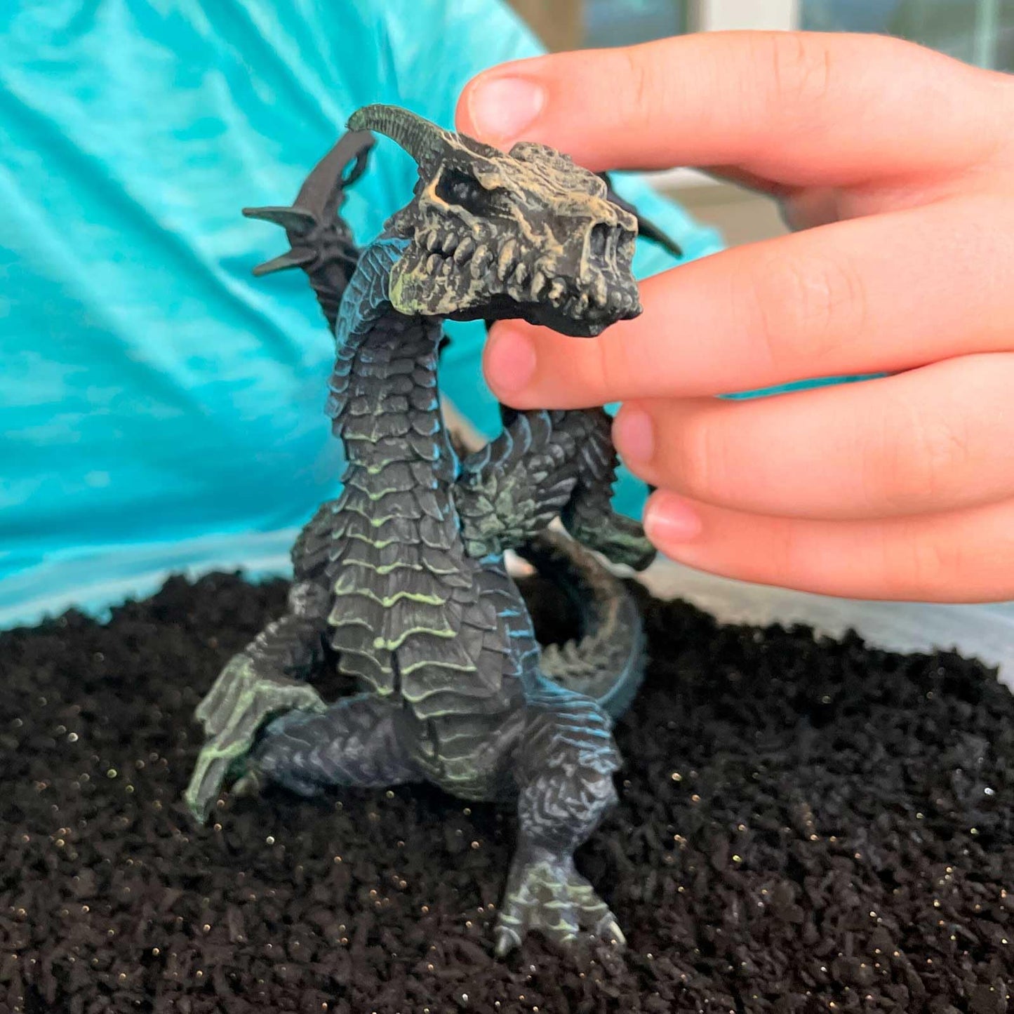 Safari Ltd. Ghost Dragon Figurine - Detailed 5.75" Model Figure - Fun Spooky Fantasy Play Toy for Boys, Girls & Kids Ages 4+
