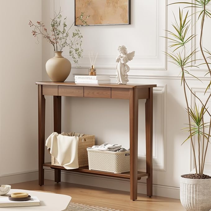 AQIMUELE Wood Console Table