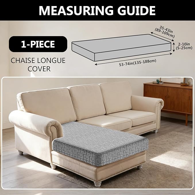 UNBBRRL Stretch Couch Seat Cushion Cover
