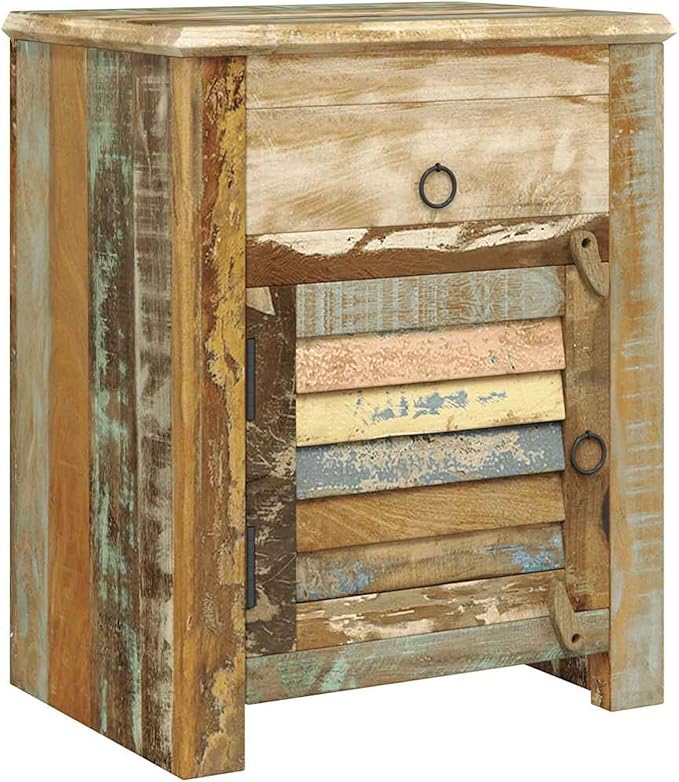 Gecheer Reclaimed Wood End Table