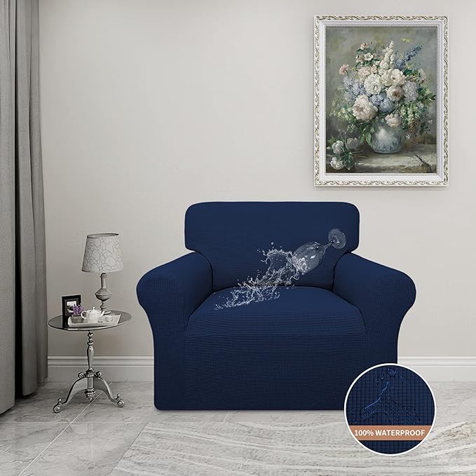 Easy-Going 100% Waterproof Chair Couch Cover, Dual Waterproof Sofa Cover