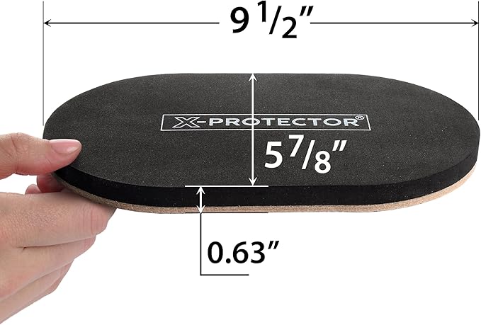 Felt Furniture Sliders Hardwood Floors X-PROTECTOR – 4 PCS 9 1/2 inch Furniture