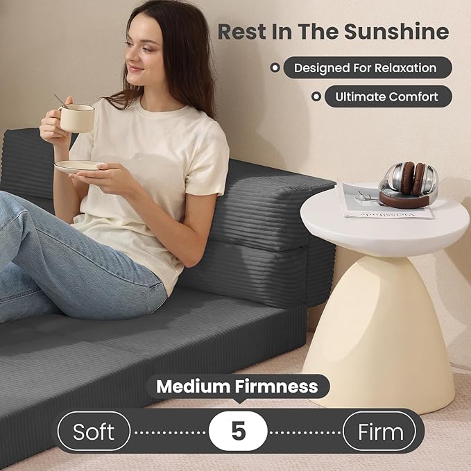 JUIKURY Folding Sofa Bed, Convertible Sleeper Chair