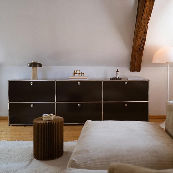 Modern Storage Cabinet Black H, Home Office Cabinet, Versatile Free-Standing
