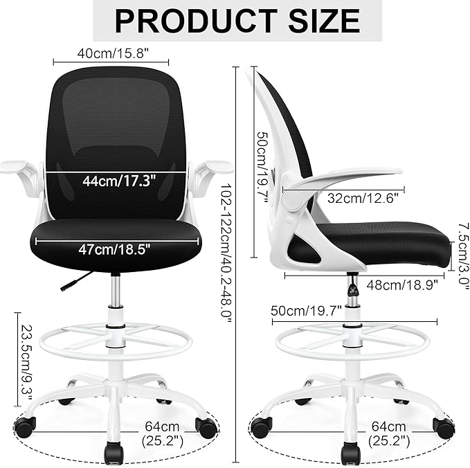 Drafting Chair Tall Office Chair