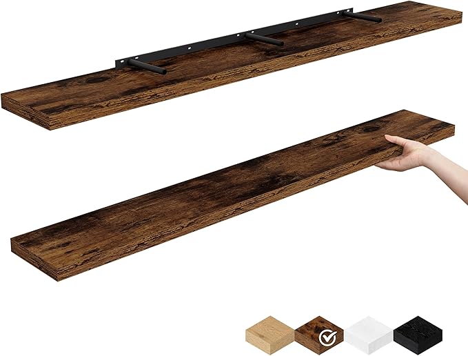Floating Shelves for Wall, 48 Inch Floating Shelves for Home Decor, Wall