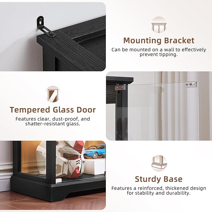 LELELINKY Farmhouse Display Cabinet