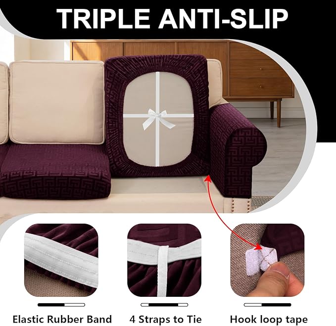 UNBBRRL Stretch Couch Armrest Covers