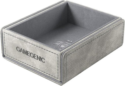 Gamegenic Token Keep - Premium Token Box for Safe Storage, Fits Dungeon 1100+ and Dungeon S 550+, Holds Tokens, Dice, and Cards, Fully Usable During Gameplay, Gray Color, Made