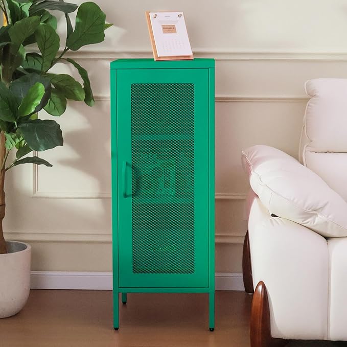 Slim Metal Storage Cabinet