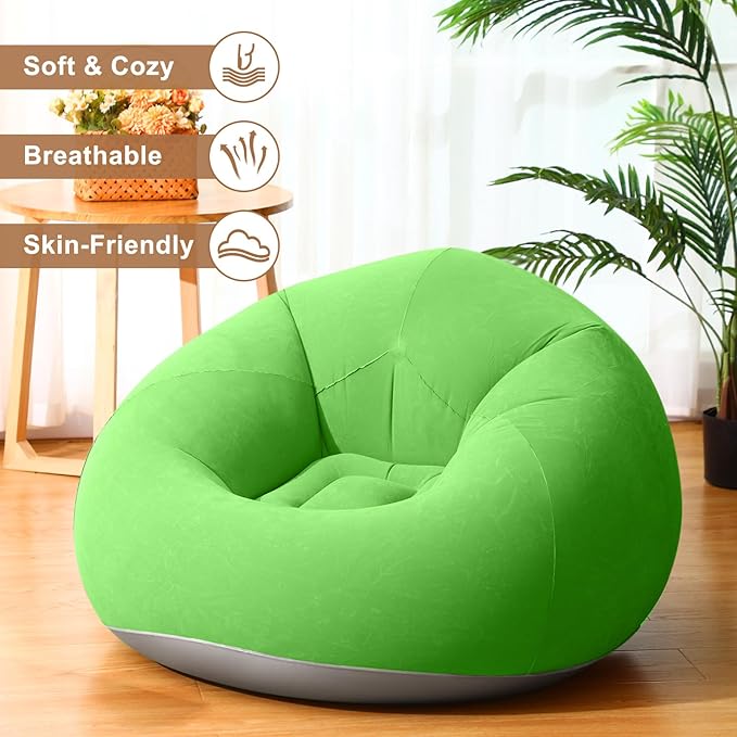Realspring 6 9 12 Pcs Inflatable Bean Bag Chairs