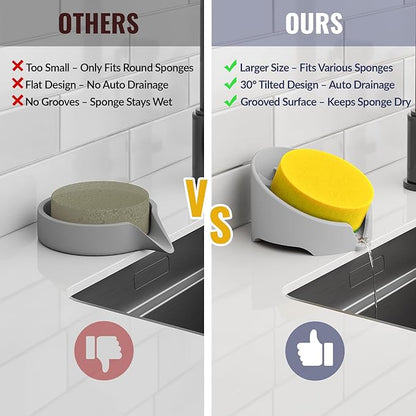 NiHome Silicone Sponge Holder Compatible