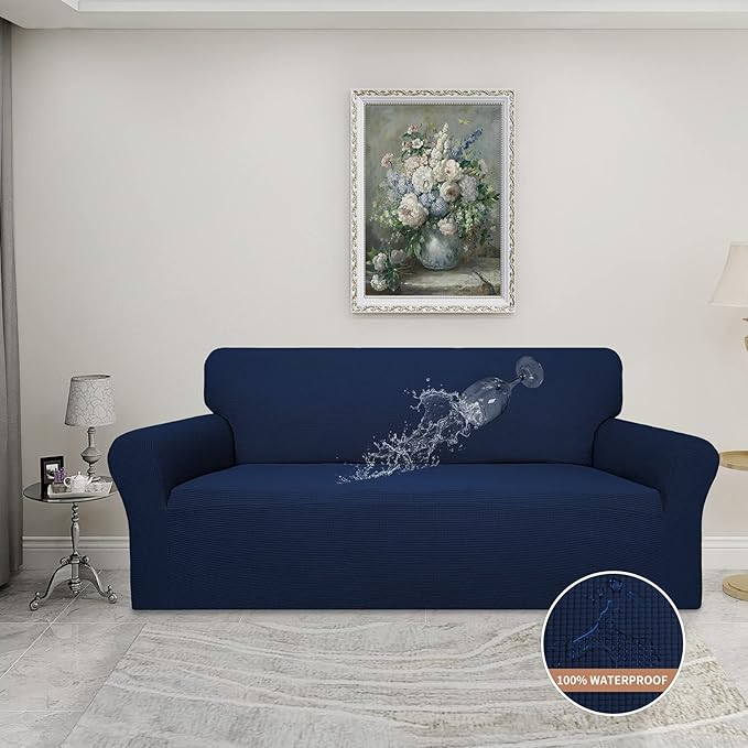 Easy-Going 100% Waterproof Couch Cover, Dual Waterproof Sofa Cover, Stretch