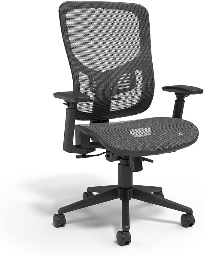 STAPLES Kroy Ergonomic Task Chair, Lumbar Support, Adjustable Height