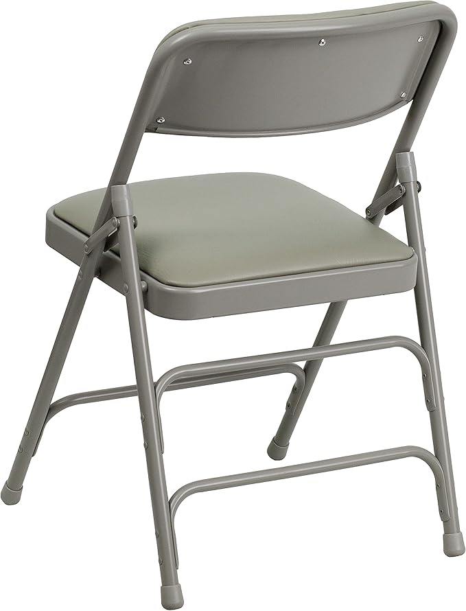 Flash Furniture 2 Pack HERCULES Series Curved Triple Braced & Double Hinged