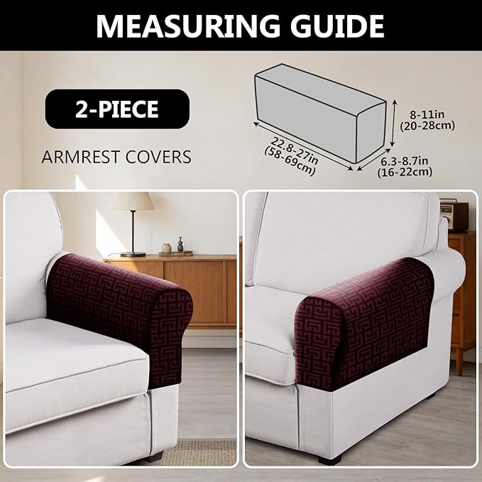 UNBBRRL Stretch Couch Armrest Covers