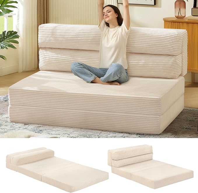 JUIKURY Folding Sofa Bed, Convertible Sleeper Chair